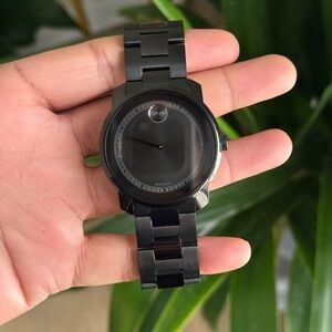 Movado Bold mette Black Watch Mens